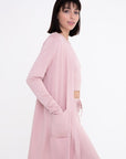Mono B Lounge Open-Front Terry Cardigan - Online Only