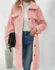 Miss Sparkling |Long Sherpa Coat