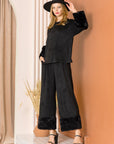 Ally Suede Top with Fur - My Pampered Life Seattle