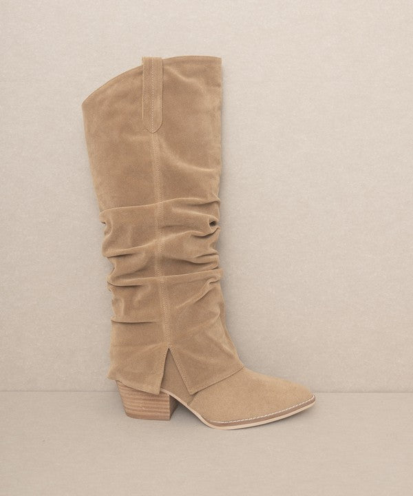 Oasis top slouch boots