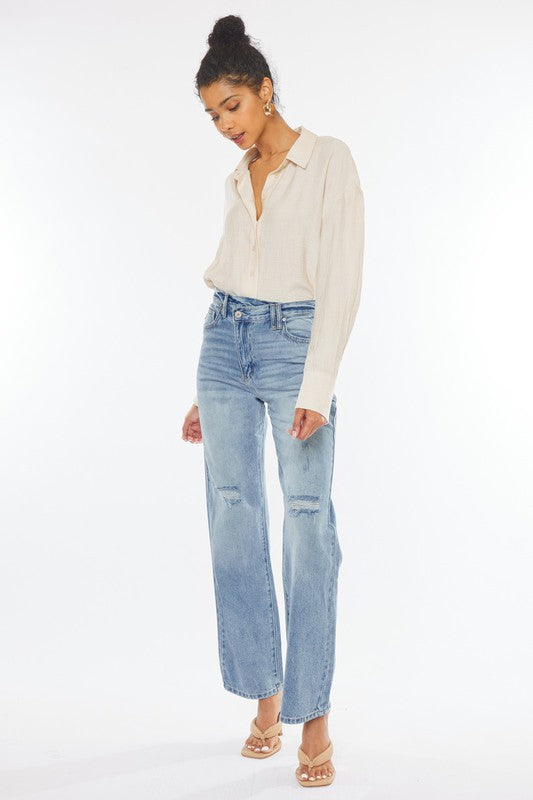 Kan Can USA 90&#39;s Wide Leg Straight Jeans