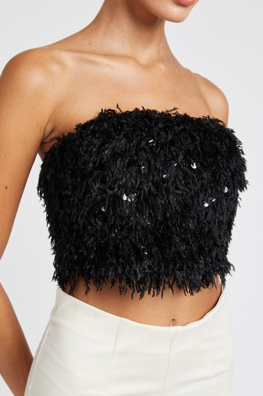 Emory Park | Feather Tube Top