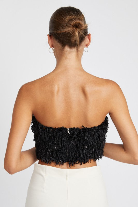 Emory Park | Feather Tube Top