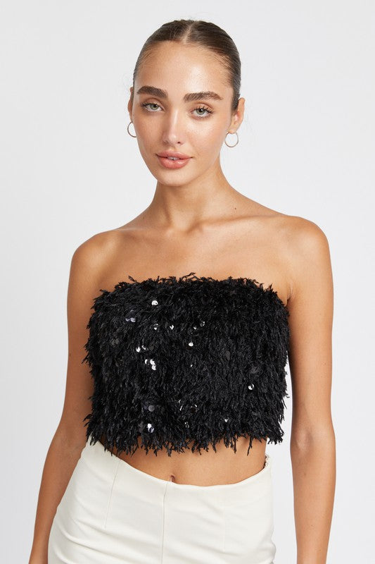 Emory Park | Feather Tube Top