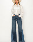 Artemis Vintage | Juliana 90 Wide High Rise Relaxed Wide Leg Jeans - My Pampered Life Seattle