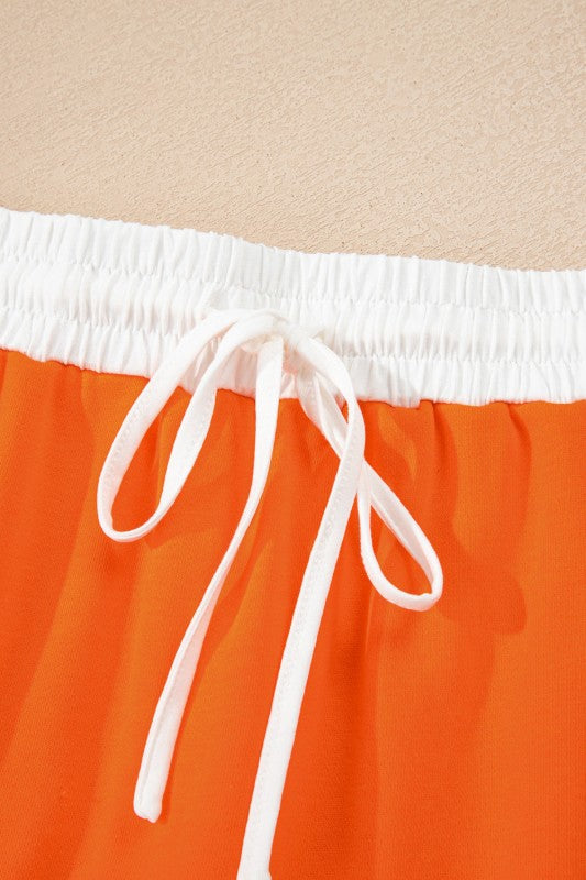 Varsity Stripe Pullover and Mini Skirt Set