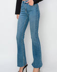 Artemis Vintage |Paisley High Rise Flare Jeans