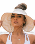 Foldable Bow Stripe Visor
