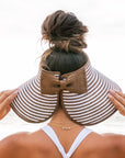 Foldable Bow Stripe Visor