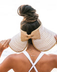 Foldable Bow Stripe Visor