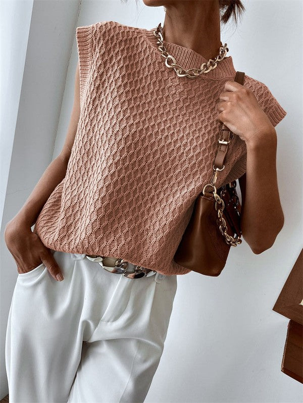 Miss Sparkling | Knit Sweater Vest