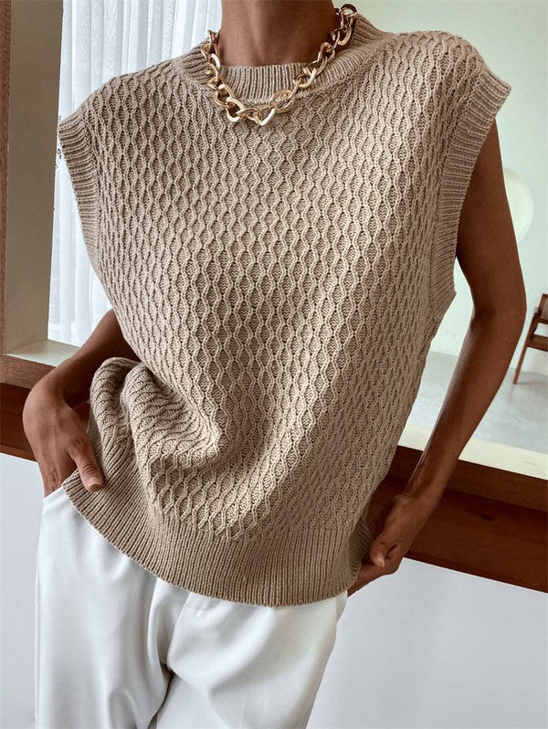 Miss Sparkling | Knit Sweater Vest