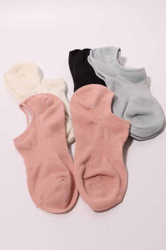Solid Women Socks 12 Pairs