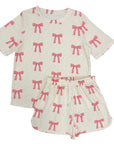 Miss Sparkling | Novelty Printed Waffle Shorts Set