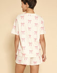 Miss Sparkling | Novelty Printed Waffle Shorts Set