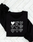 Nine Heart Valentine Sweatshirt