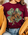 Lucky Bronco St. Patrick's Day Unisex Short Sleeve Graphic Tee
