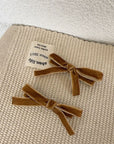 Miss Sparkling |2 piece velvet ribbon clips