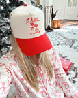 All I Want for Christmas is Cocktails - Red Vintage Trucker Hat - My Pampered Life Seattle