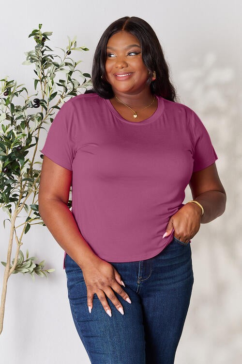 ClaudiaG Apparel Essential Round Neck Top
