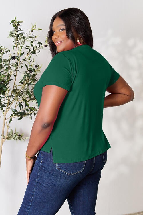 ClaudiaG Apparel Essential Round Neck Top