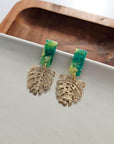 Mini Belize Earrings - Green