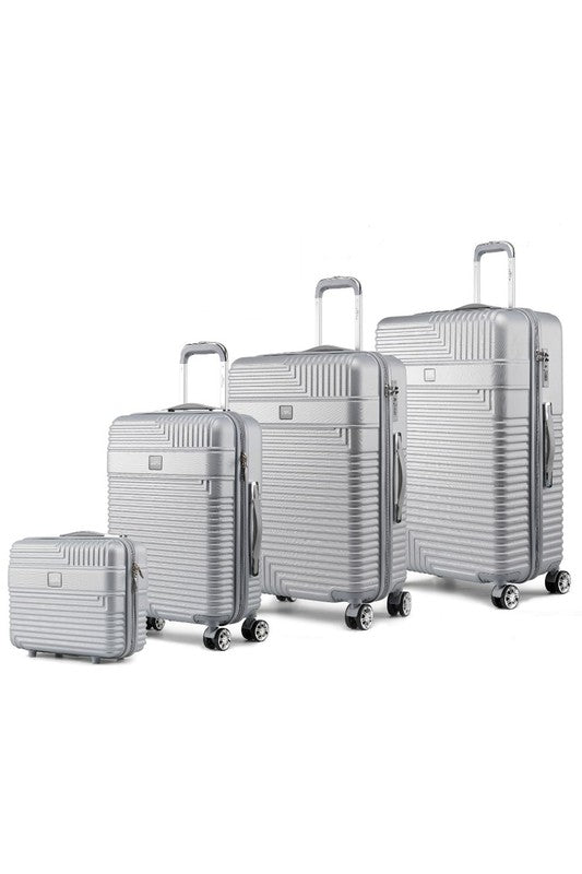 MKF Mykonos Luggage Set by Mia K- 4 pieces