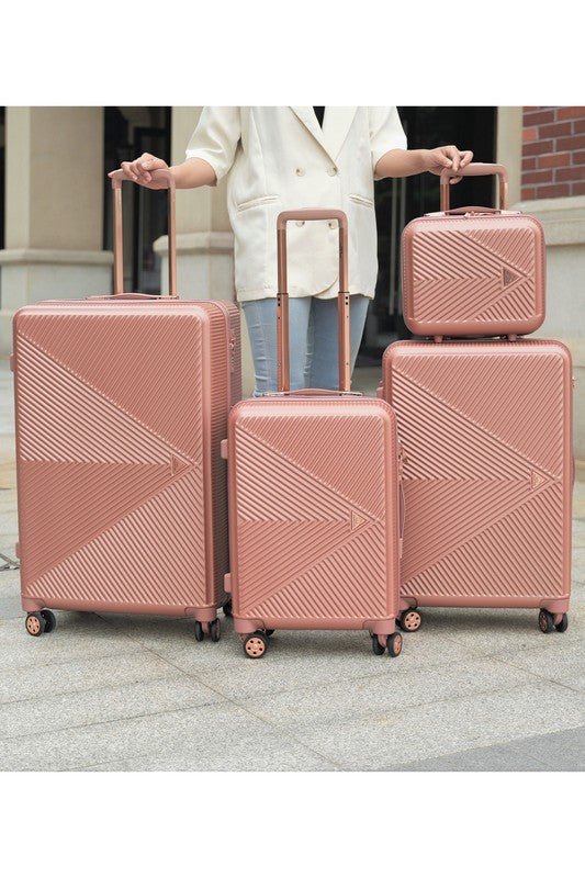 MKF Felicity Luggage Set by Mia K- 4-piece set