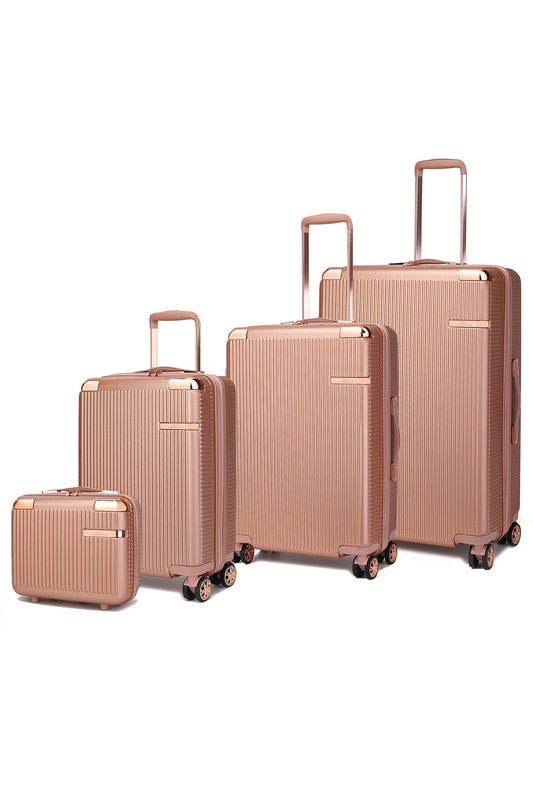 MKF Collection Tulum 4-piece luggage set by Mia K