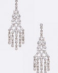 Bridal Crystal Chandelier Earrings