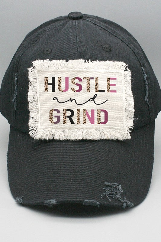 Leopard Hustle and Grind Patch Hat
