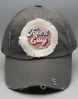 Fun Gifts Take it Easy Patch Hat