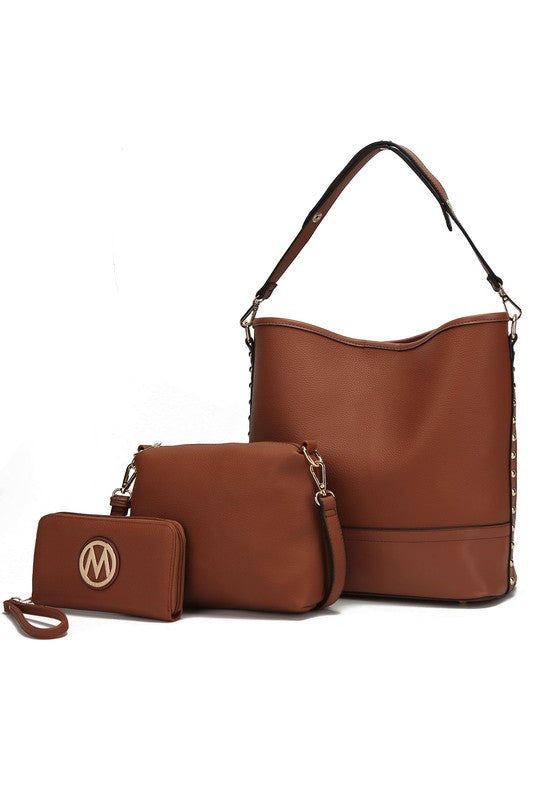 MKF Wren Hobo with Pouch and Wristlet by Mia K