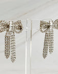 Perfectly Tied Bow Shine Earrings