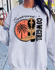 Sunkissed Cowgirl Graphic Fleece Sweatshirts