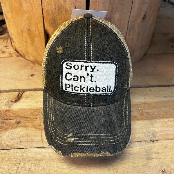 Sorry. Can&#39;t.Pickleball Hat