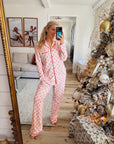 Red Toile Pajama Set - My Pampered Life Seattle