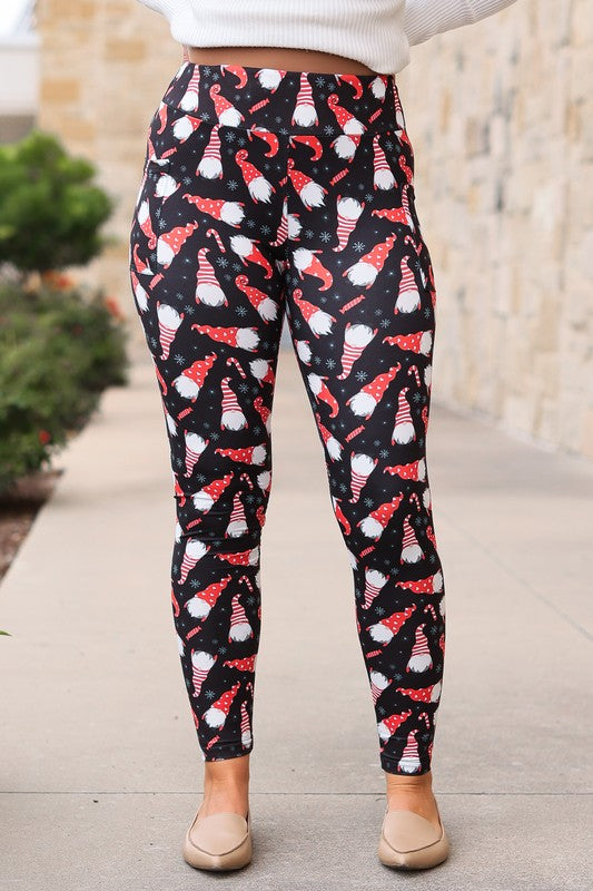 Julia Rose |Holiday Gnomes Leggings