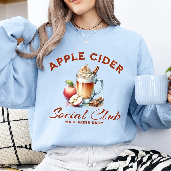 Apple Cider Social Club Women's Fall Sweatshirt