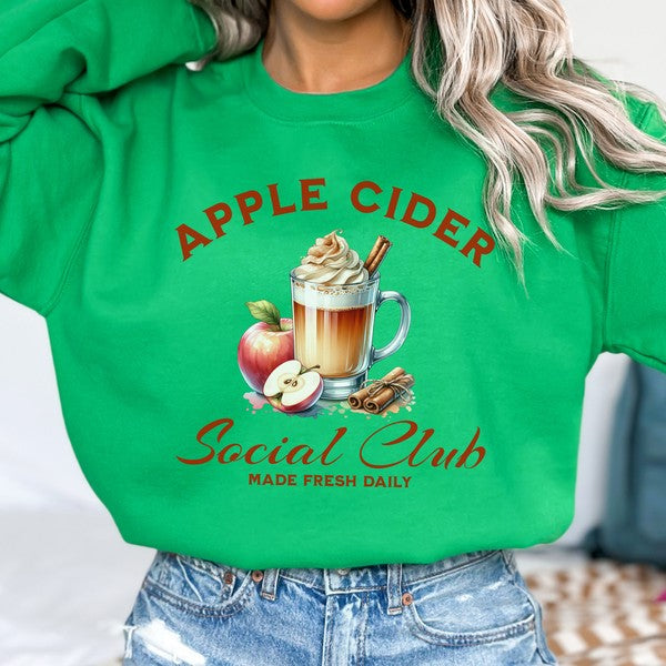 Apple Cider Social Club Women's Fall Sweatshirt