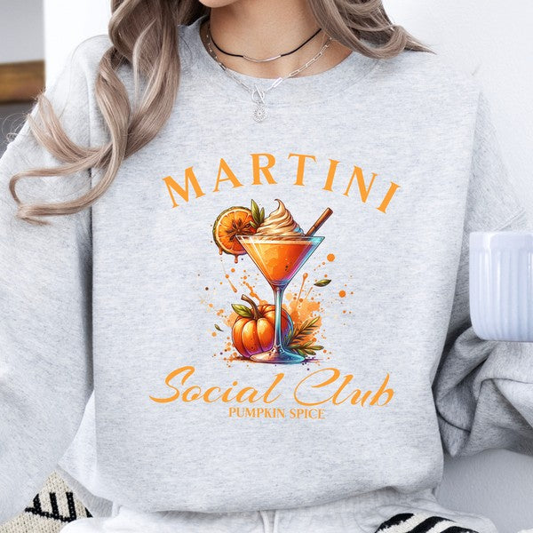 Pumpkin Spice Martini Women's Fall Sweatshirt