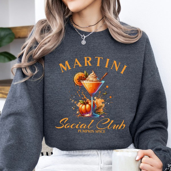 Pumpkin Spice Martini Women's Fall Sweatshirt