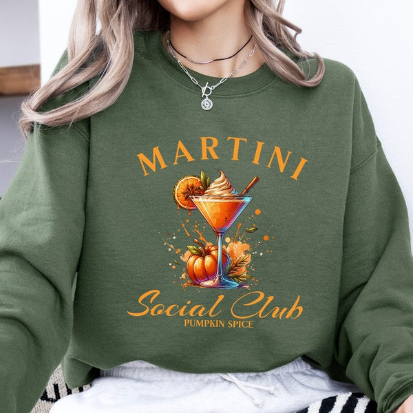 Pumpkin Spice Martini Women's Fall Sweatshirt