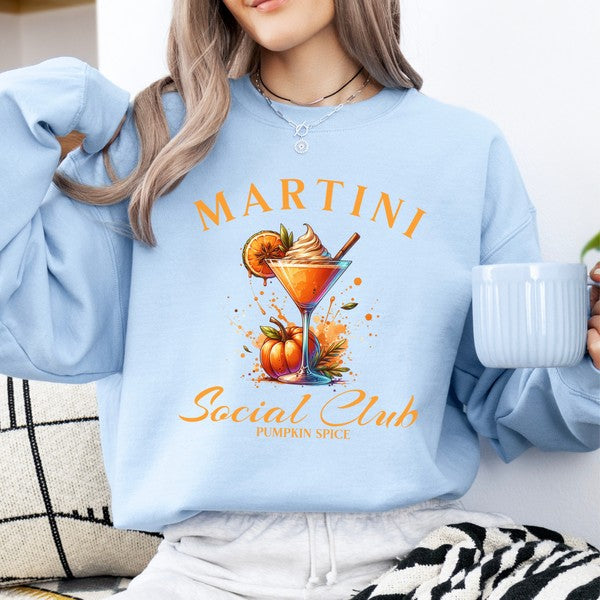 Pumpkin Spice Martini Women's Fall Sweatshirt