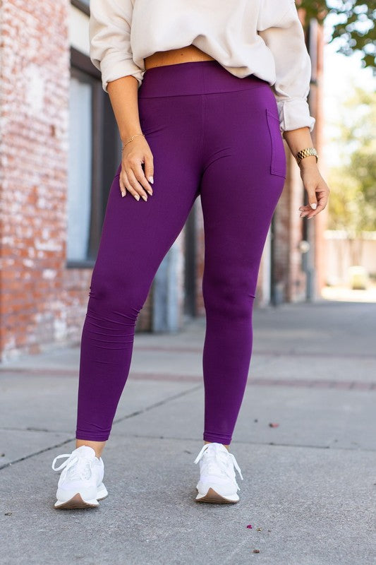 Womens purple leggings hotsell