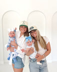 Hot Moms Club - Green Vintage Trucker Hat - My Pampered Life Seattle
