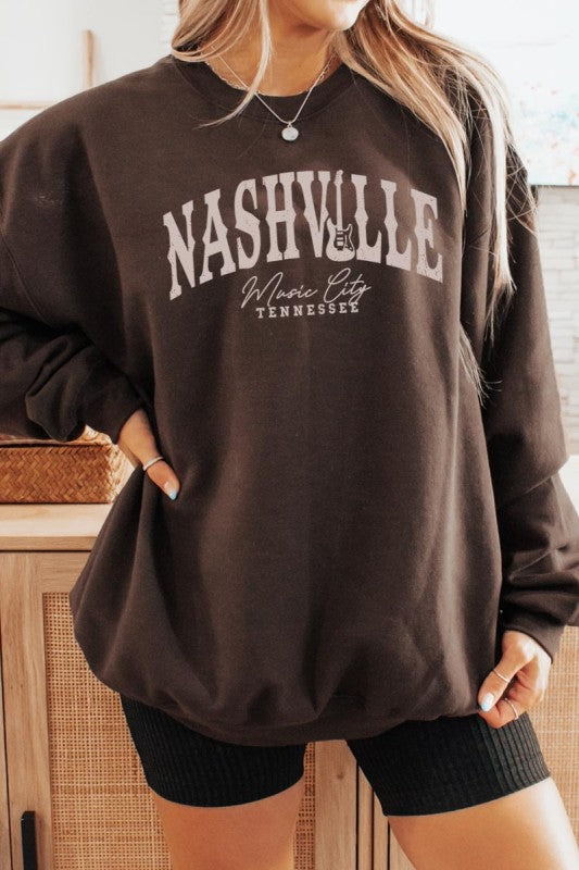 Nashville Music City Graphic Sweatshirt