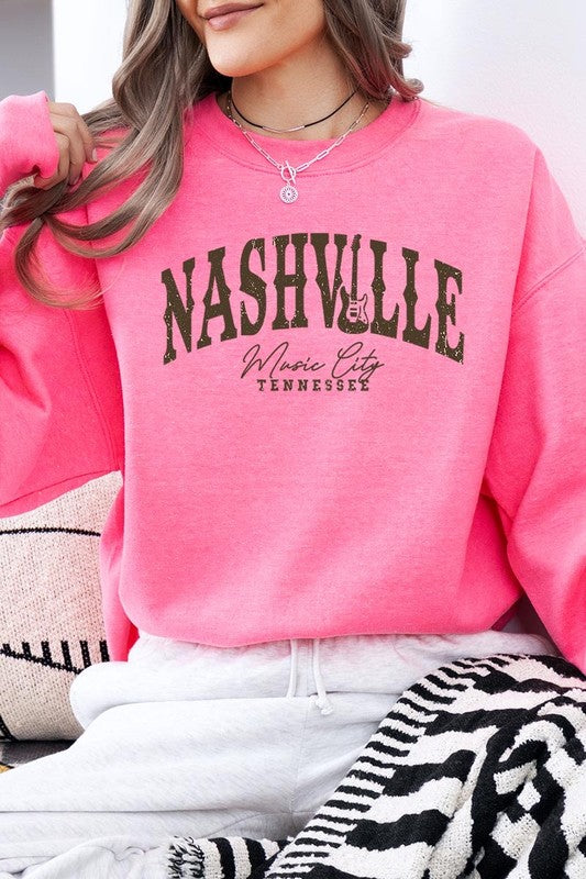 Nashville Music City Graphic Sweatshirt