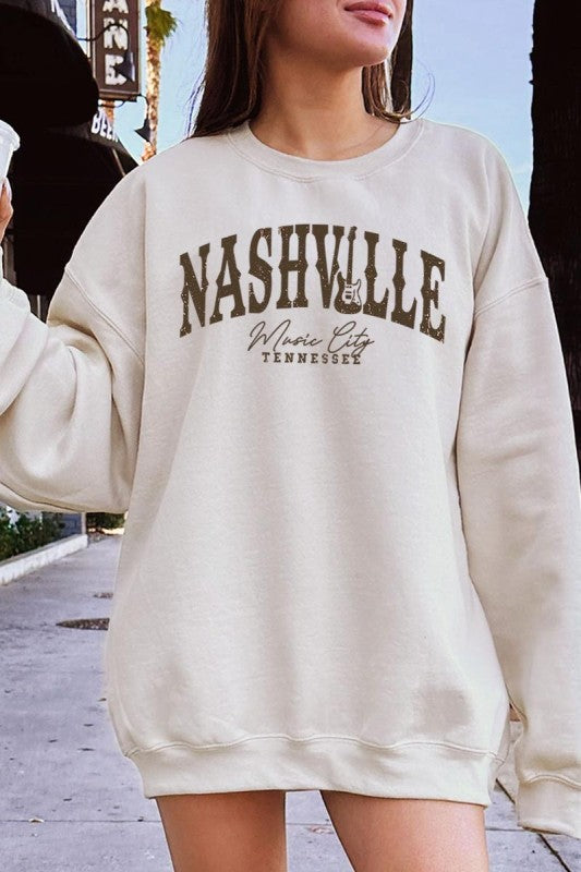 Nashville Music City Graphic Sweatshirt