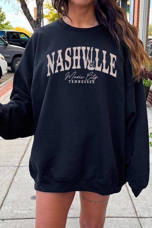 Nashville Music City Graphic Sweatshirt